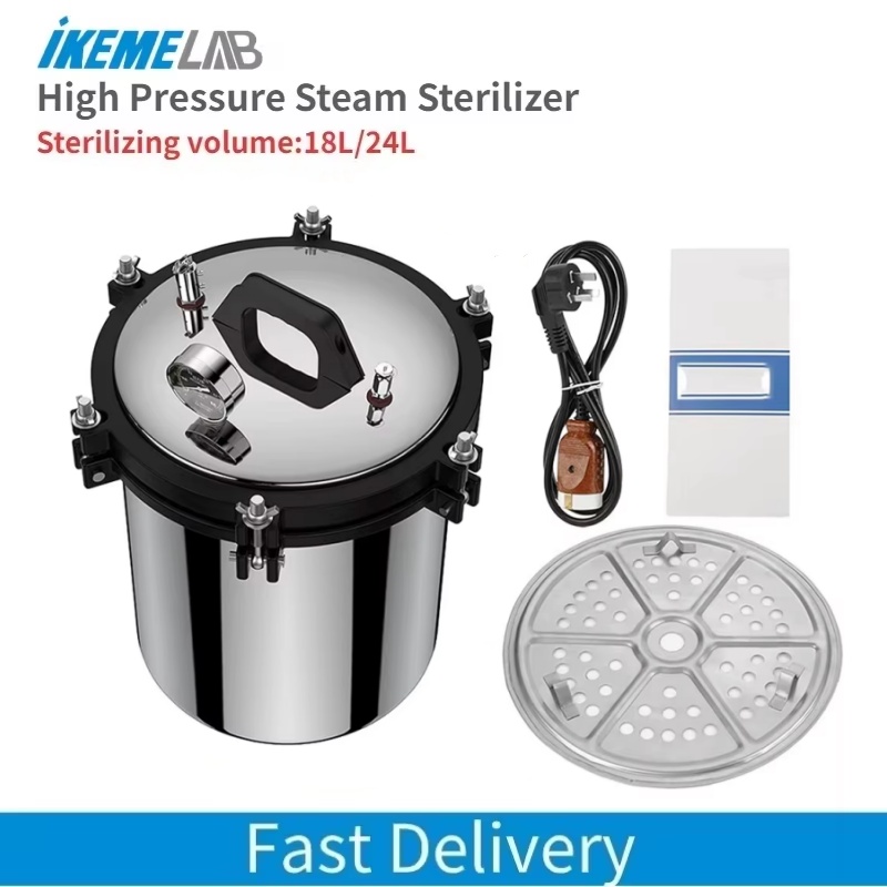 Medical Laboratory - IKEME 18/24L Autoclave portatile Macchina Riscaldamento