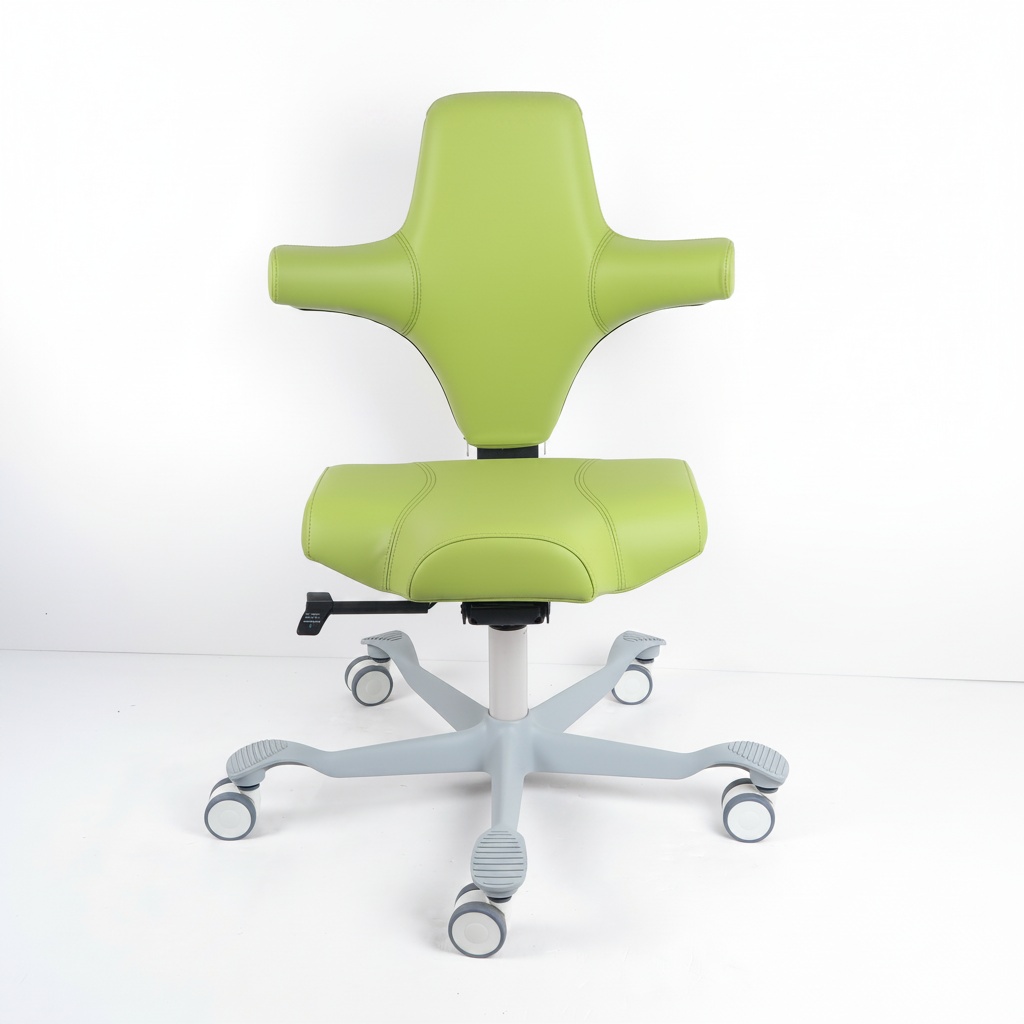 Medical Lab Chair - Sgabello Ergonomico a Sella, in Pelle